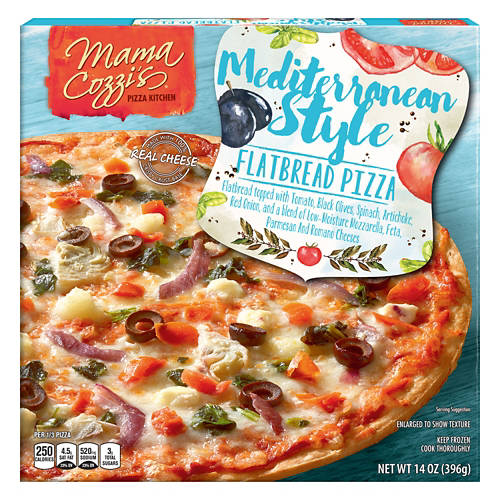 Mama Cozzi's Pizza Kitchen Mediterranean Style Flatbread Pizza, 14 oz
